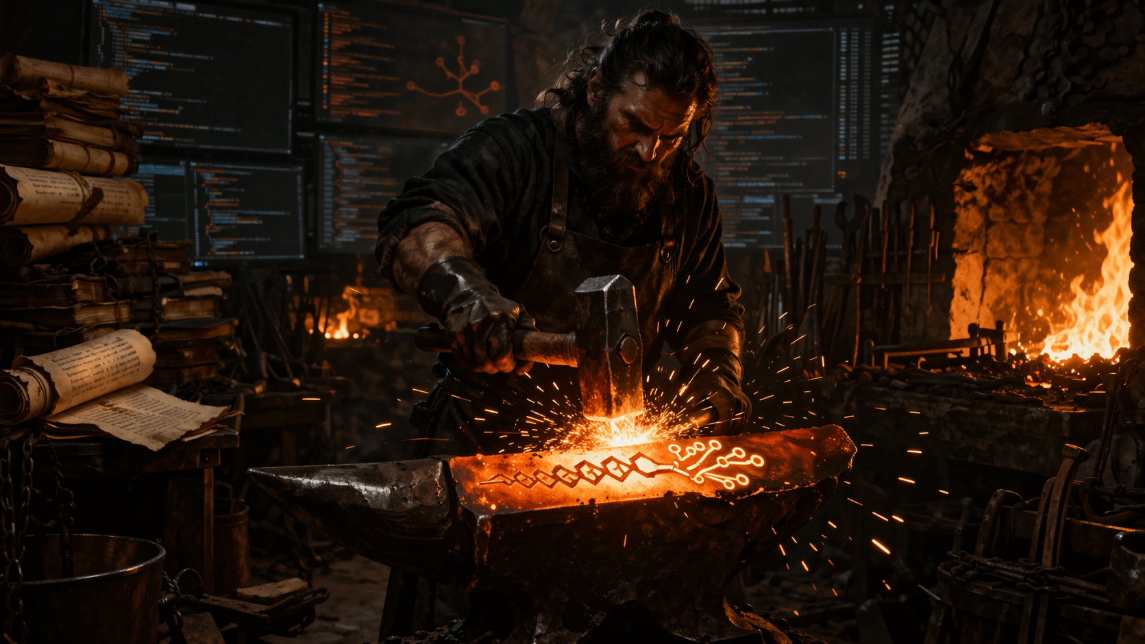 Self-hosted Git with Forgejo on RHEL 2 Blacksmith forging code - self-hosted Git with Forgejo